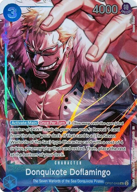 Donquixote Doflamingo (Seven Warlords of the Sea Binder Set) - One Piece Card Game card