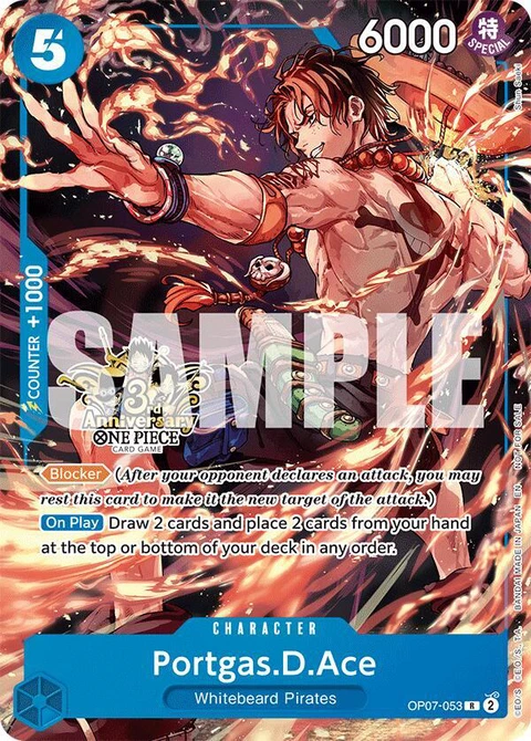 Portgas.D.Ace (3rd Anniversary Tournament 3 Brothers Pack) - One Piece Card Game card