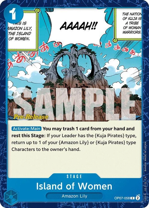 Island of Women - One Piece Card Game card