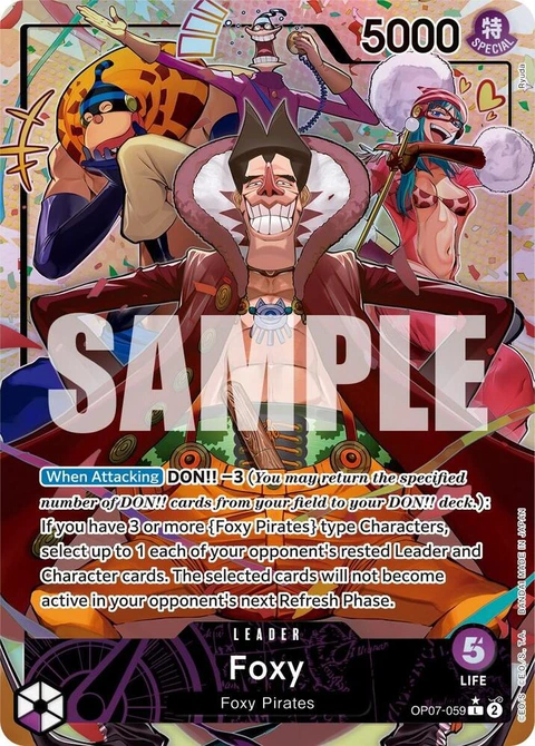 Foxy (Parallel) - One Piece Card Game card
