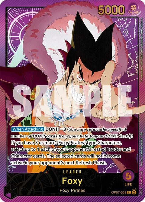 Foxy (SP) - One Piece Card Game card