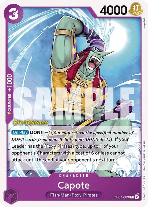 Capote - One Piece Card Game card
