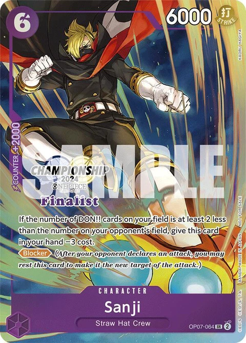 Sanji (Championship 2024 Finalist Card Set) - One Piece Card Game card