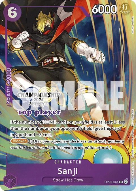 Sanji (Championship 2024 Top Player Pack) - One Piece Card Game card