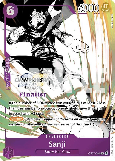 Sanji (Championship 2024 Finalist Card Set Vol. 2) - One Piece Card Game card