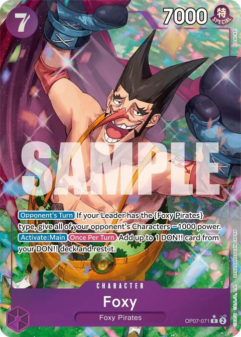 Foxy (Parallel) - One Piece Card Game card