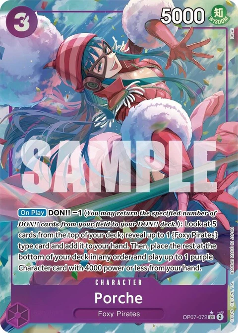 Porche (Parallel) - One Piece Card Game card