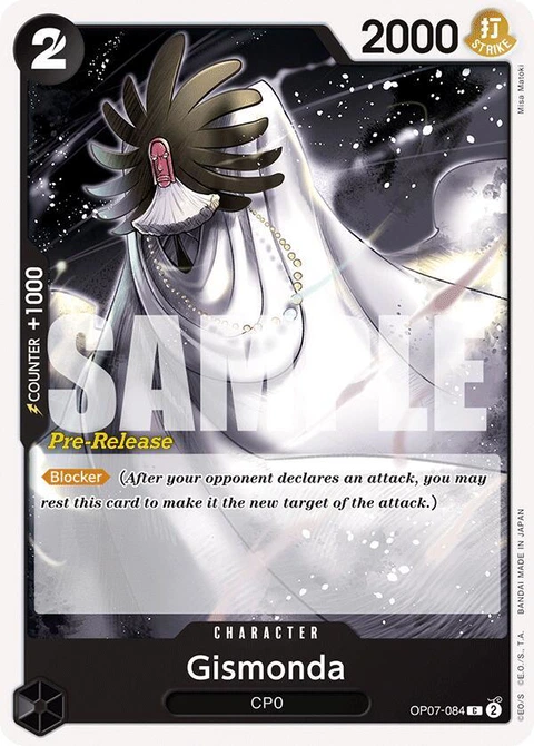 Gismonda - One Piece Card Game card