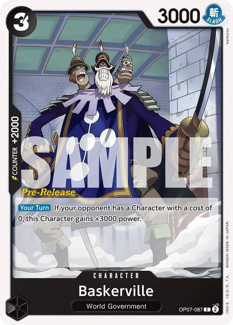 Baskerville - One Piece Card Game card