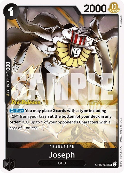 Joseph - One Piece Card Game card