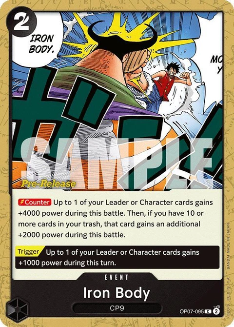 Iron Body - One Piece Card Game card
