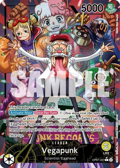 Vegapunk (Parallel) - One Piece Card Game card
