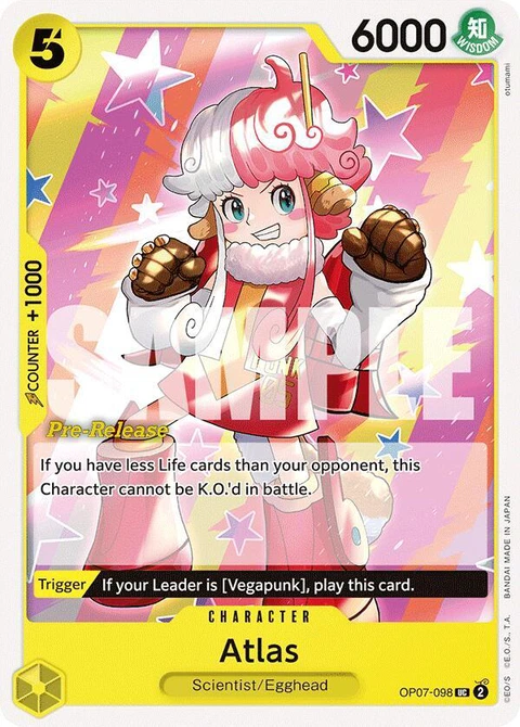 Atlas - One Piece Card Game card