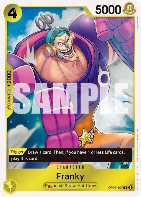 Franky (Reprint) - One Piece Card Game card
