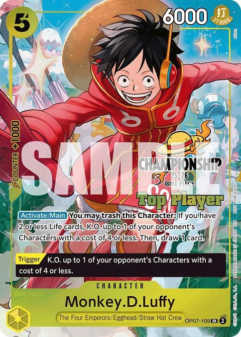 Monkey.D.Luffy (CS 25-26 Top Player Pack) - One Piece Card Game card