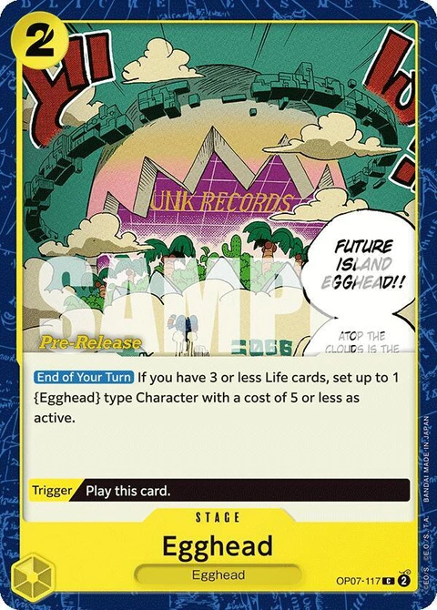Egghead - One Piece Card Game card