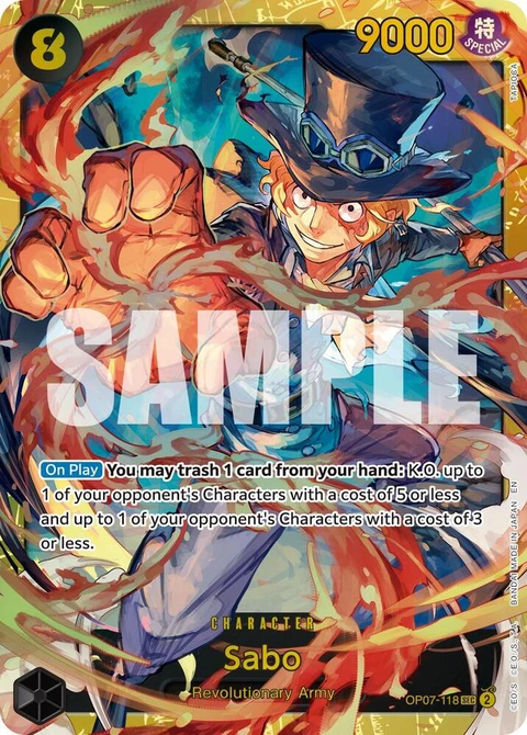 Sabo (Reprint) - One Piece Card Game card