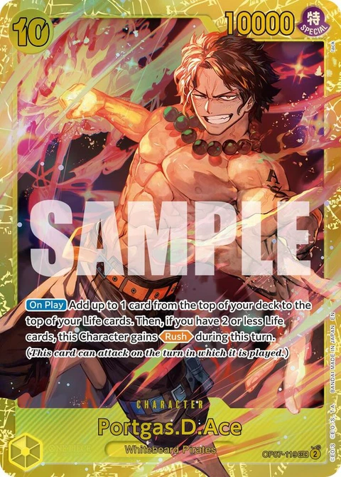 Portgas.D.Ace (Reprint) - One Piece Card Game card