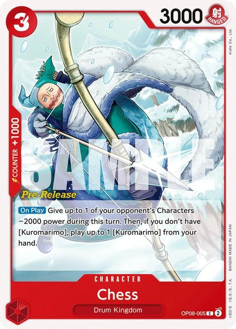 Chess - One Piece Card Game card
