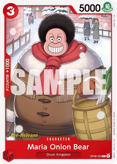 Maria Onion Bear - One Piece Card Game card