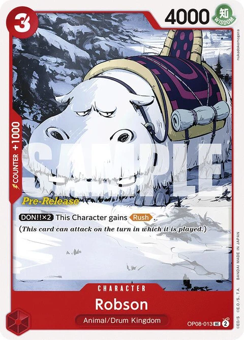Robson - One Piece Card Game card