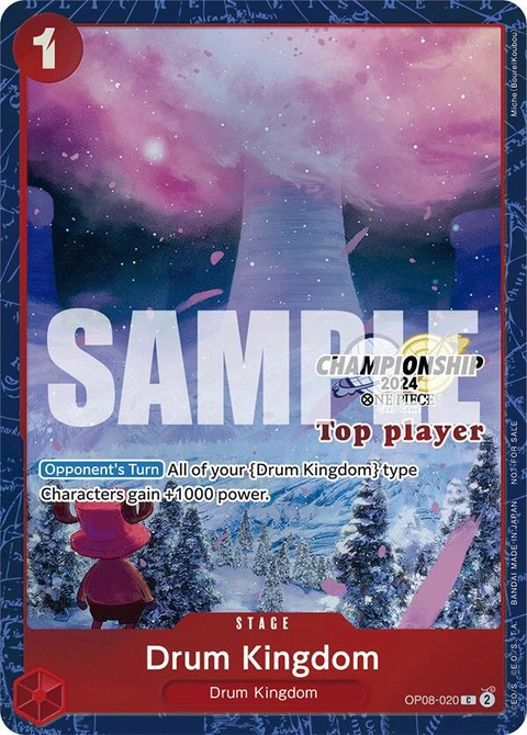 Drum Kingdom (Championship 2024 Top Player Pack) - One Piece Card Game card