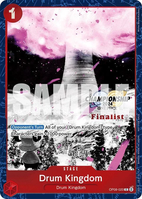 Drum Kingdom (Championship 2024 Finalist Card Set Vol. 2) - One Piece Card Game card