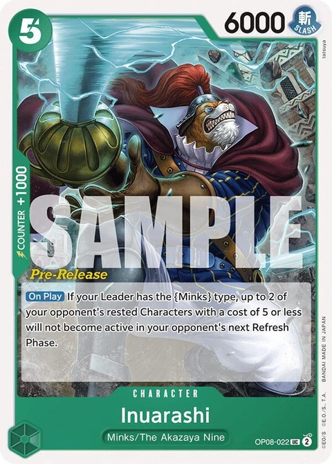 Inuarashi - One Piece Card Game card