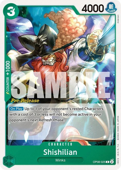 Shishilian - One Piece Card Game card