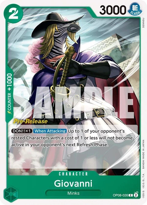Giovanni - One Piece Card Game card