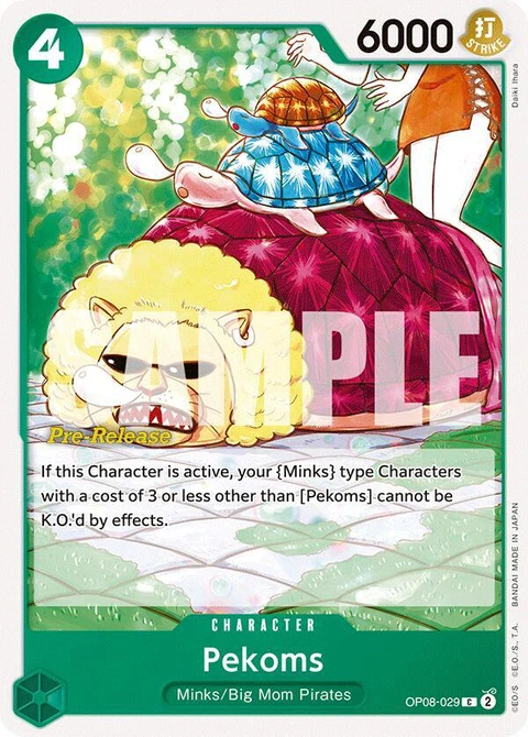 Pekoms - One Piece Card Game card