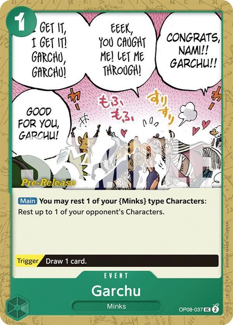 Garchu - One Piece Card Game card