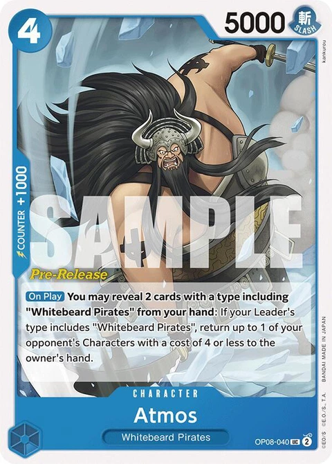 Atmos - One Piece Card Game card