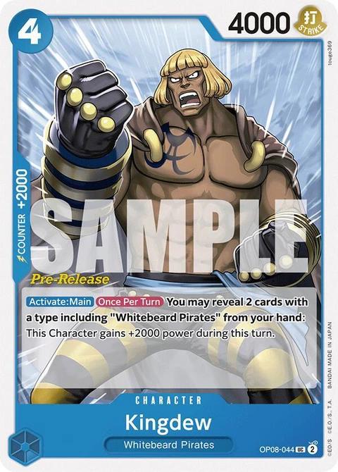 Kingdew - One Piece Card Game card