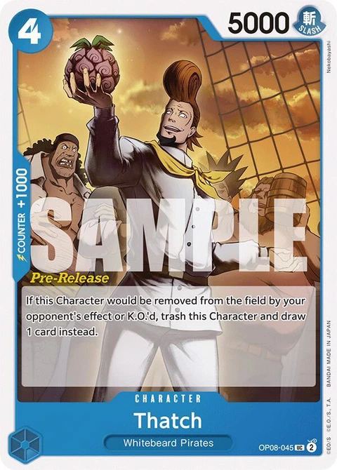 Thatch - One Piece Card Game card