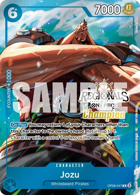 Jozu (Regionals Champion Card Set 26-27 Vol.2) - One Piece Card Game card