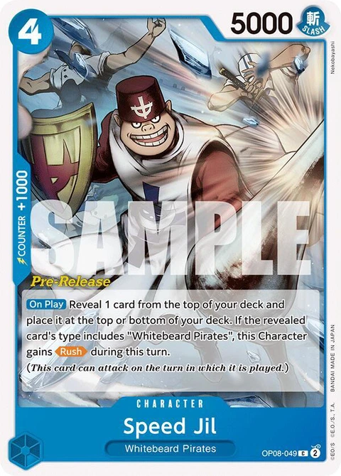 Speed Jil - One Piece Card Game card