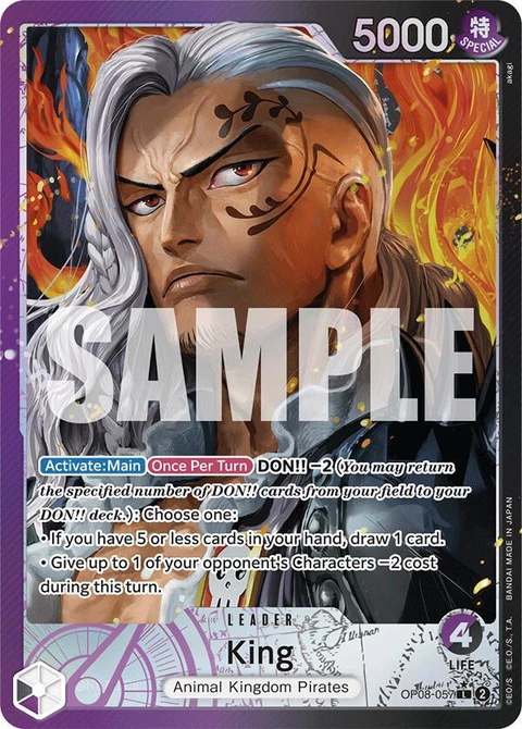 King (Parallel) - One Piece Card Game card