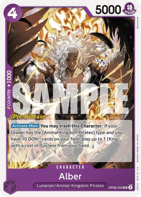 Alber - One Piece Card Game card