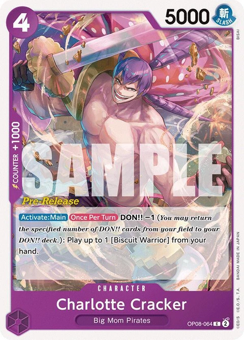 Charlotte Cracker - One Piece Card Game card