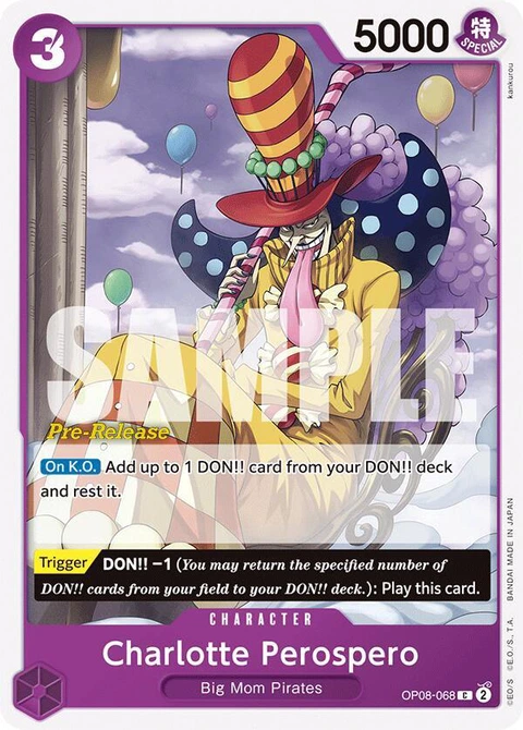 Charlotte Perospero - One Piece Card Game card
