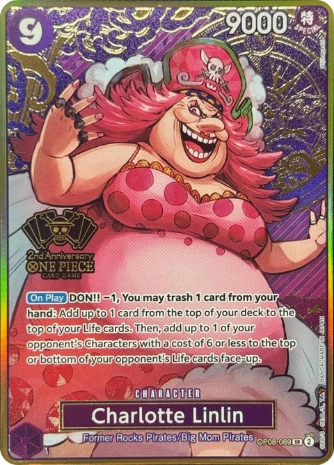 Charlotte Linlin (One Piece Japanese Version 2nd Anniversary Set) - One Piece Card Game card