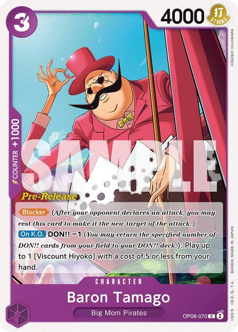 Baron Tamago - One Piece Card Game card