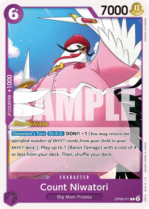Count Niwatori - One Piece Card Game card