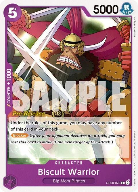 Biscuit Warrior - One Piece Card Game card