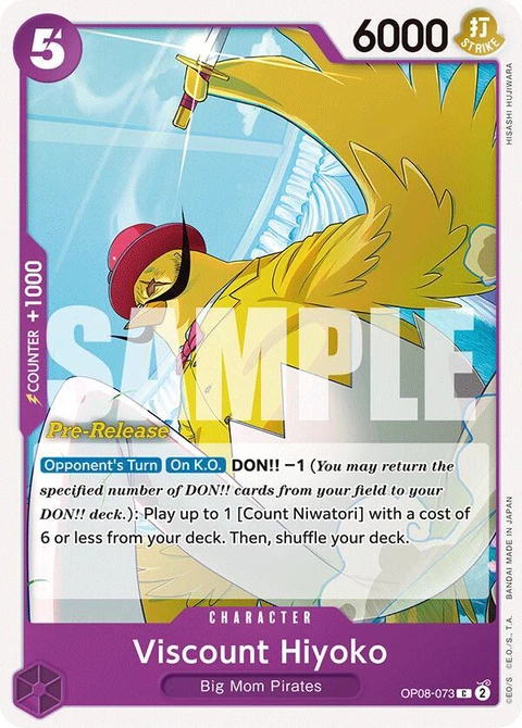 Viscount Hiyoko - One Piece Card Game card