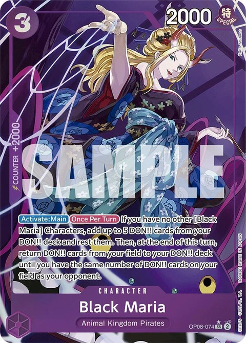 Black Maria (Parallel) - One Piece Card Game card
