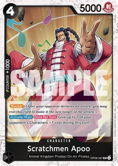 Scratchmen Apoo (Pirate Foil) - One Piece Card Game card