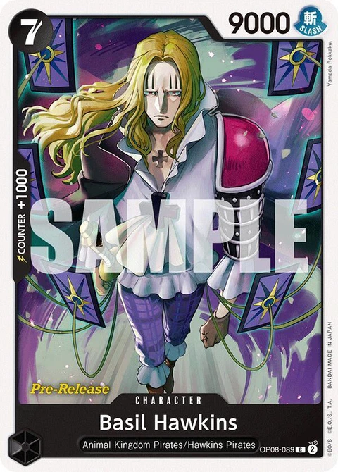 Basil Hawkins - One Piece Card Game card