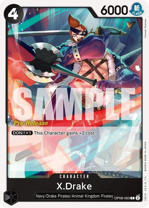 X.Drake - One Piece Card Game card